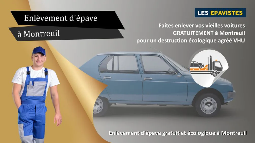 enlèvement épave Montreuil