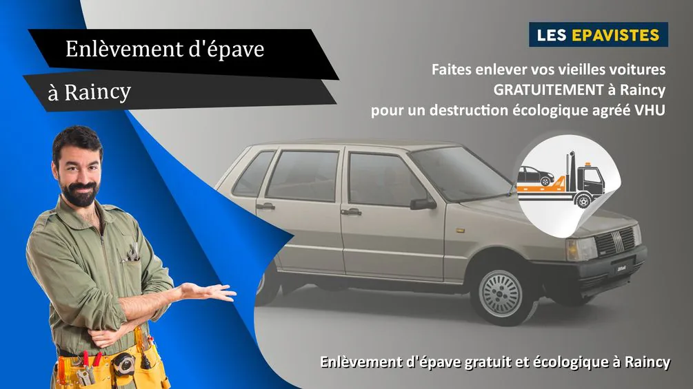 enlèvement épave Raincy