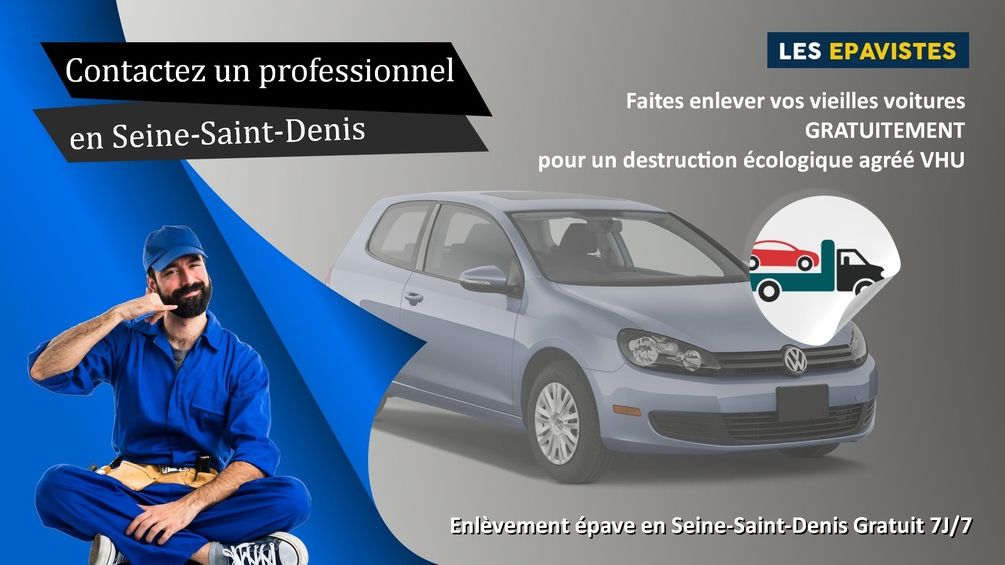 enlèvement épave Seine-Saint-Denis
