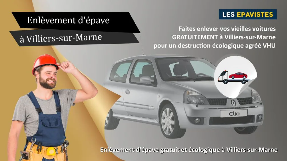 enlèvement épave Villiers-sur-Marne