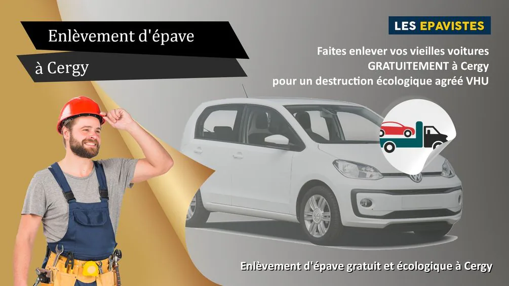 enlèvement épave Cergy