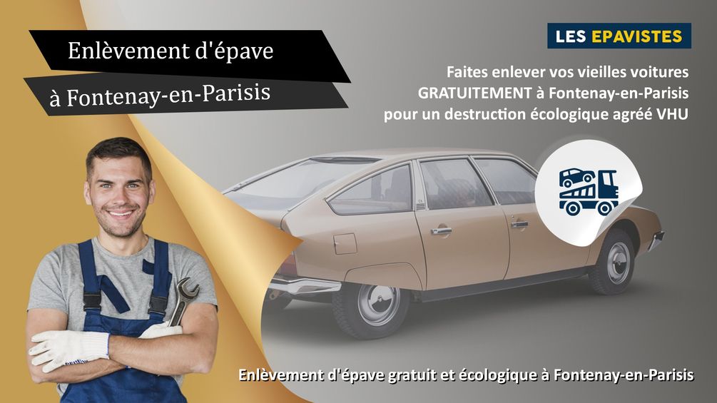 enlèvement épave Fontenay-en-Parisis