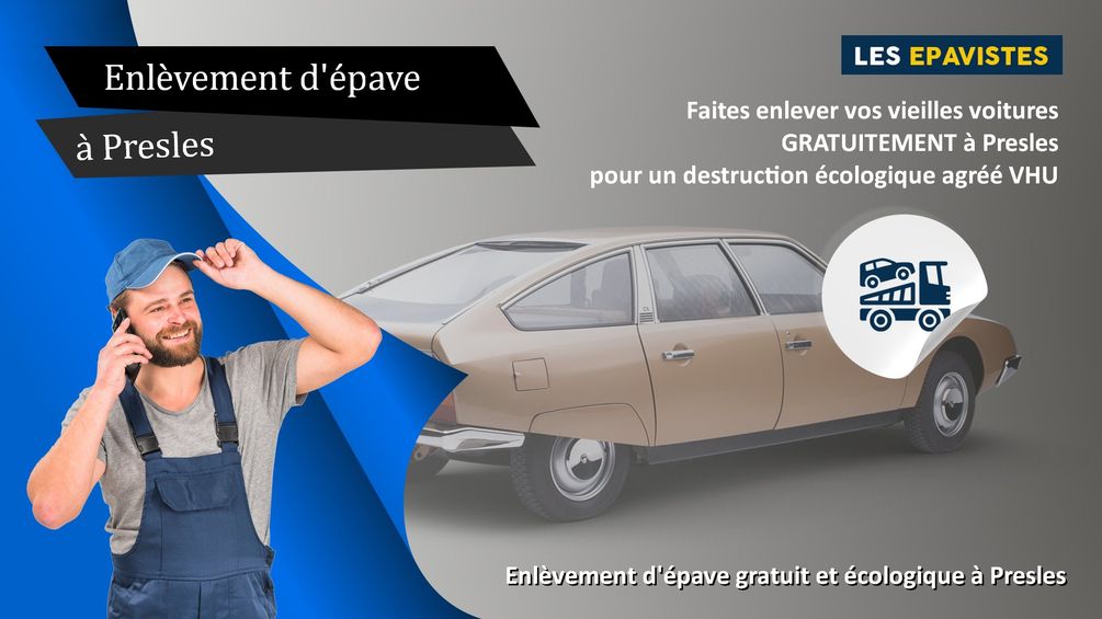 enlèvement épave Presles